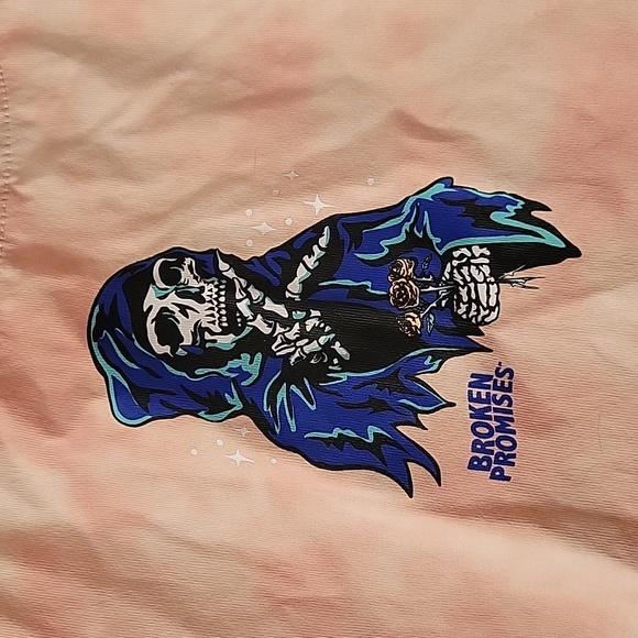 CLEARANCE NWT Broken Promises Reaper Tube Top Size Large - Picture 2 of 5